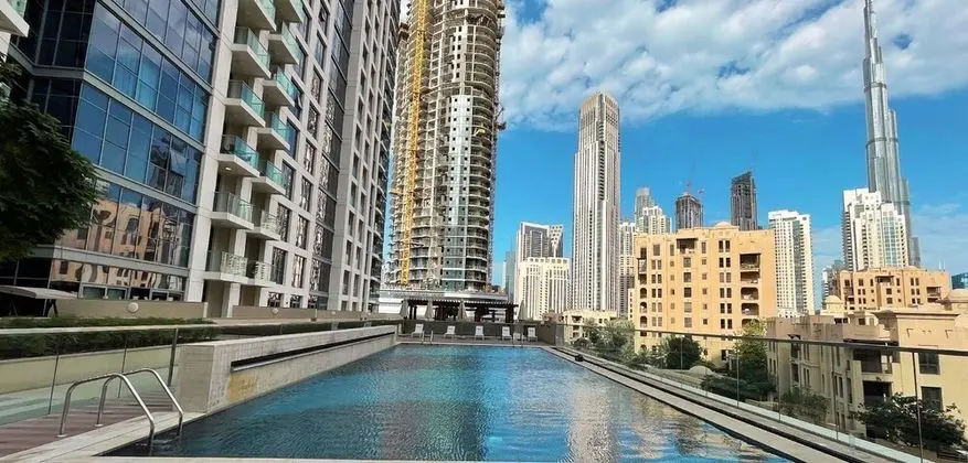 LUX Executive Burj Khalifa View Suite - Havuz