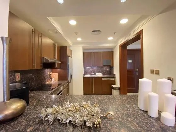LuxBnB Fairmont Palm Jumeirah 2.5BDR - Mutfak