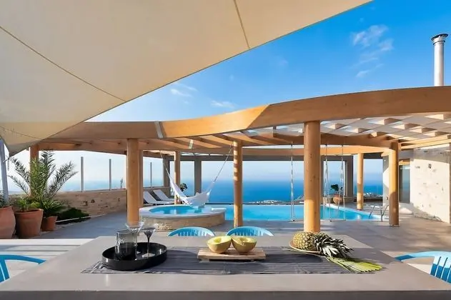 Luxurious Villa With Amazing Views Infinity Heated Pool Hamam Billiard Childrens Area - Oda