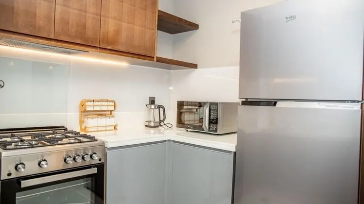 Luxurious One Bedroom Terrace Apartment - Mutfak