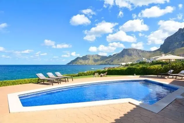 Luxurious Sea Front Villa in Mallorca - Havuz