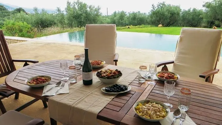 Luxurious Sea & Olive Private Villa - Pool - Yerinde Yemek