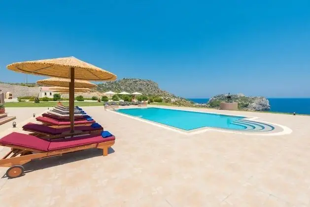Luxurious sea View Villa Pasithea in Rhodes Greece - Havuz