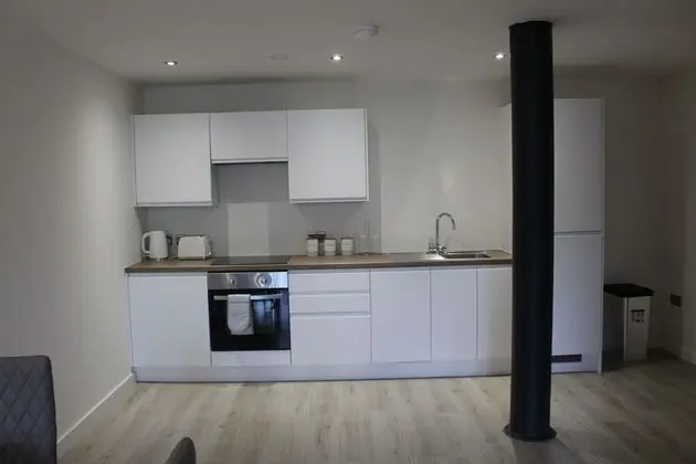 Luxury 1-bed Apartment Bradford Free Parking - Mutfak