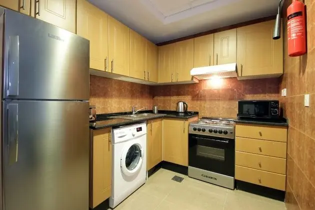 Luxury 1 Bedroom in Hamilton Residency - Mutfak