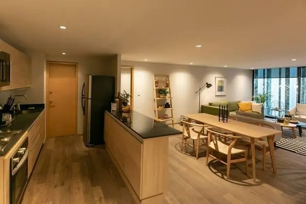Luxury 1br Condo With Balcony in Polanco - Mutfak