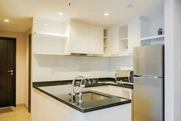 Luxury 2BR at The Branz Apartment near AEON Mall - Mutfak