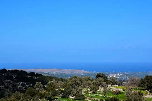 Luxury Apartment in Eleftherna Roof