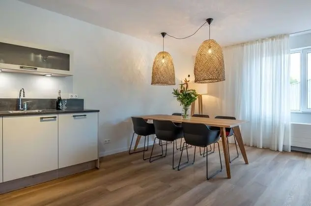 Luxury Apartment in Résidence Marina Kamperland - Mutfak