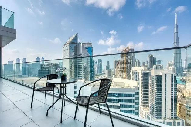 Luxury Apt W Burj Khalifa Vw Dubai Canal Access - Oda