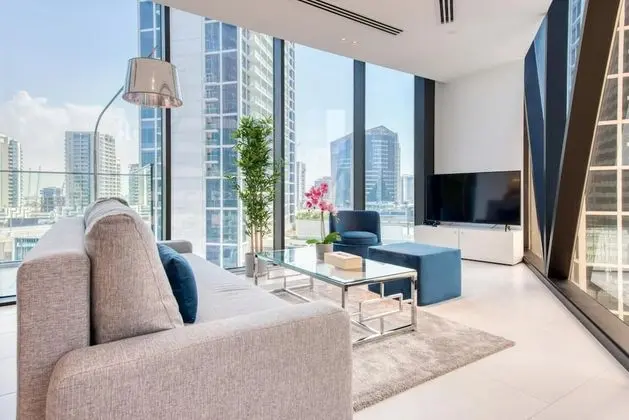 Luxury Apt W Burj Khalifa Vw Dubai Canal Access - Oda