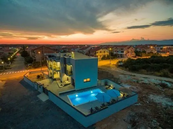 Luxury Villa Nika in Zadar 12 Persons Private Pool Jacuzzi gym Playground