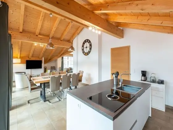 Luxury Penthouse in Brixen im Thale With Parking - Mutfak
