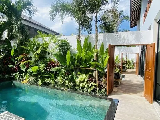 Luxury Private Loft, 2 BR, Canggu With Staff - Havuz