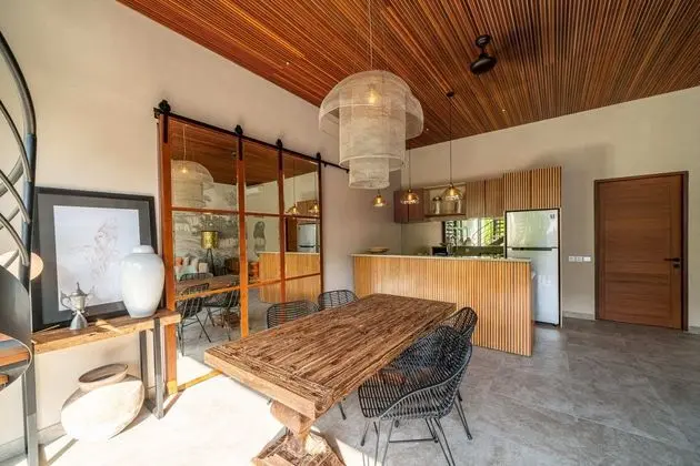 Luxury Private Loft, 2 BR, Canggu With Staff - Mutfak