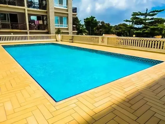 Luxury Residence with Ocean View in Masaki - Havuz