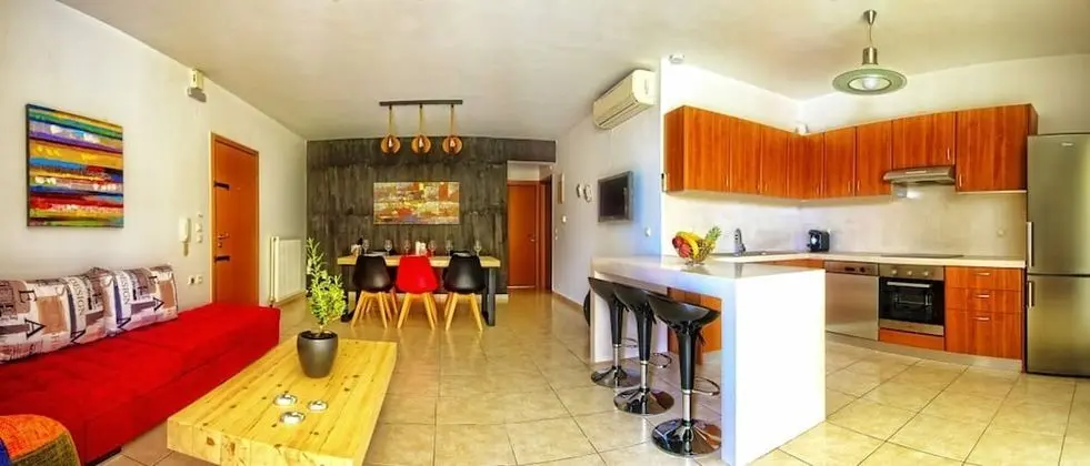 Luxury Sea View Penthouse with Hot Tub - Mutfak