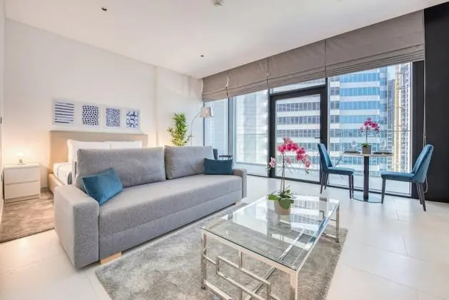 Luxury Studio w Burj Khalifa Vw in Business Bay - Oda