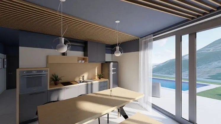 Luxury villa Theros I with private pool - Mutfak