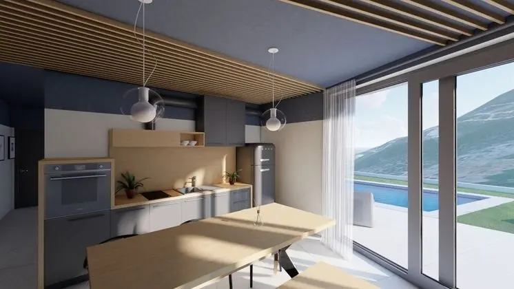 Luxury villa Theros II with private pool - Mutfak