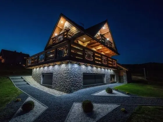 Luxury Villa with View of Tatra Mountains, Sauna, Hot Tub, Swimming Pool - Dış Mekan
