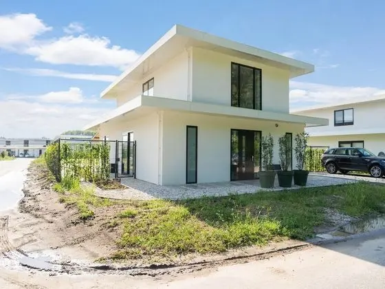Luxury Water Villa in Harderwold With Jetty and Large Garden - Dış Mekan