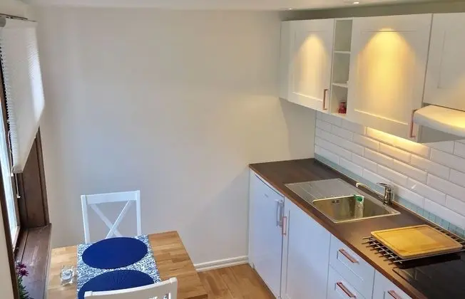 Lysekil City Rooms and Apartments - Mutfak