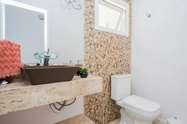 Magnífica Mansão à 50m da praia de Barequeçaba para até 18 pessoas - İç Mekan