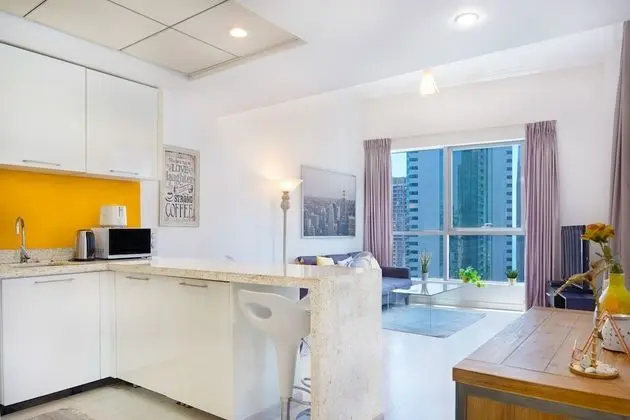 Maison Privee - Stunning Apartment w/ Dubai Marina View - Mutfak