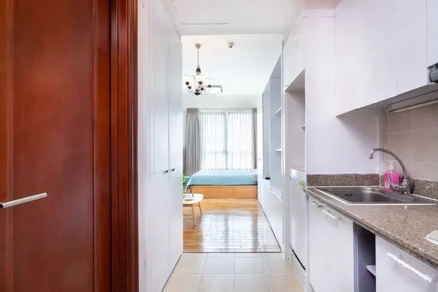 The Manor Apartment Nguyen Huu Canh - Mutfak