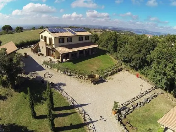 Mansion in Montefiascone With Swimming Pool, Garden,barbecue - Dış Mekan