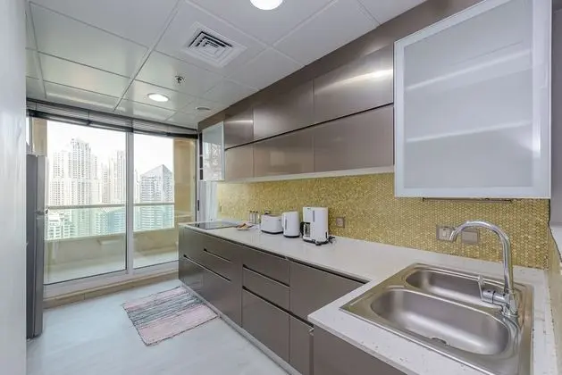 Marco Polo - Spacious 3BR With Exquisite Views Near Marina Walk - Mutfak