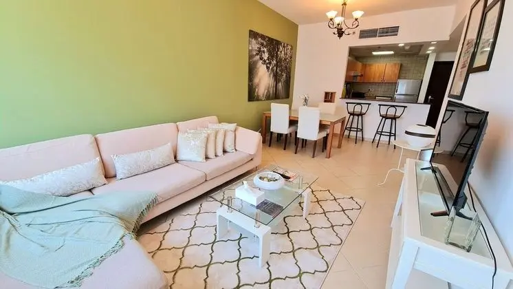 Marco Polo - Splendid 1BR Apt with Marina View & Close to Metro - İç Mekan