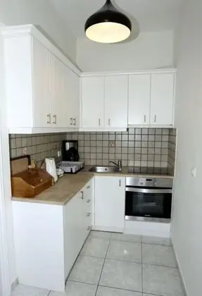 Maria Plomari Apartments - Mutfak