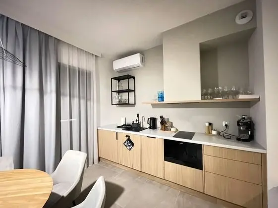 Marina Resort Wyspa Sobieszewska by Loft Affair - Mutfak