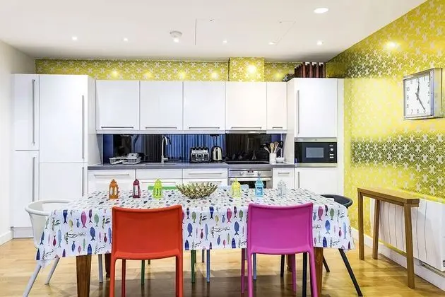 Marylebone - Blandford Street - Contemporary and Joyful Apartment - Sleeps 4 - Mutfak