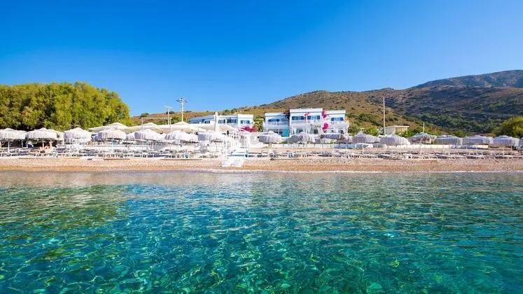 Otel Mavi Beyaz Palamutbükü - Dış Mekan