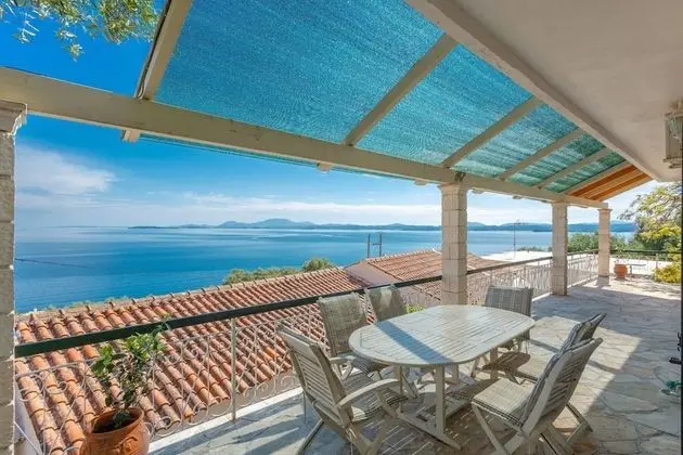 Michalis Large Private Pool Walk to Beach Sea Views A C Wifi Car Not Required Eco-friendly - 1828