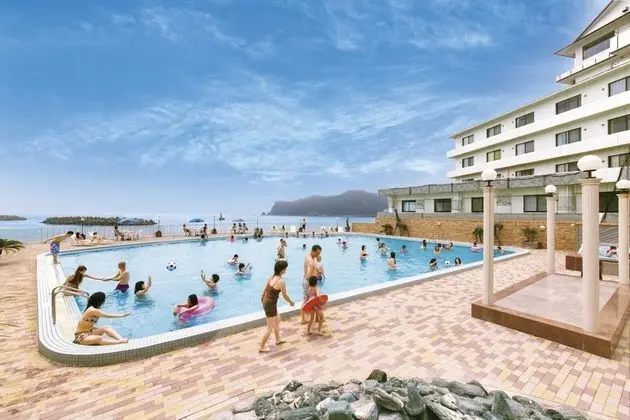 Mikazuki Sea-Park Hotel Awa Kamogawa - Havuz