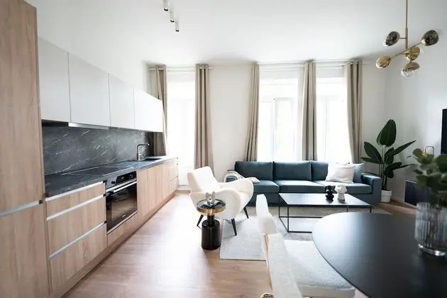 Milan Style Designer 1BR Apartment - Mutfak