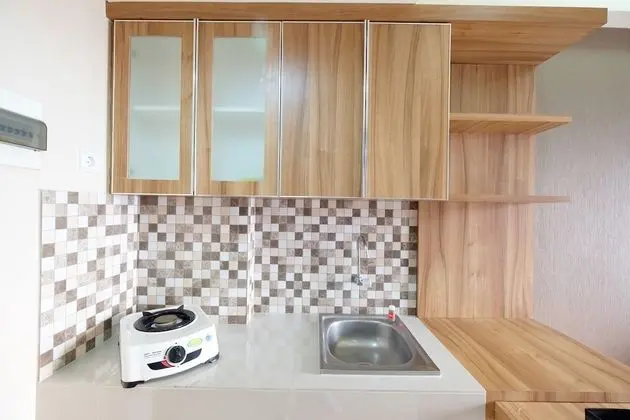 Minimalist Serpong Greenview Apartment - Mutfak