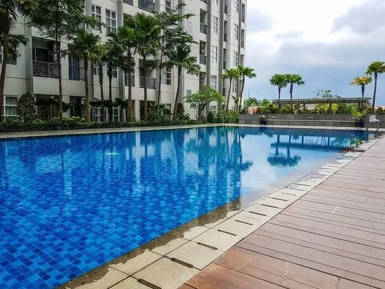 Minimalist and Simple 1BR at Saveria Apartment - Havuz