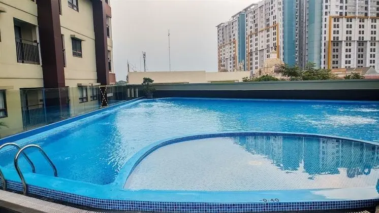 Minimalist Studio Apartment at Atria Residences with Pool View