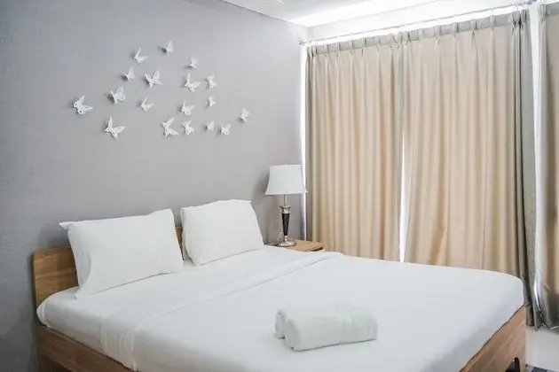 Minimalist and Warm Studio Apartment at Bintaro Plaza Residence