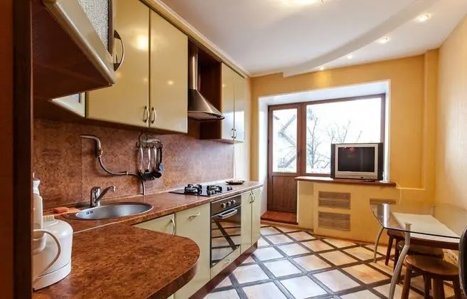 Miracle Deluxe Apartment Old Arbat - Mutfak