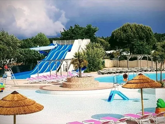 Mobil home Proche Océan Campsite - Havuz