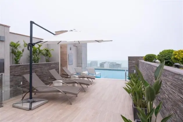 Modern 1Br New Flat w Terrace Pool Gym