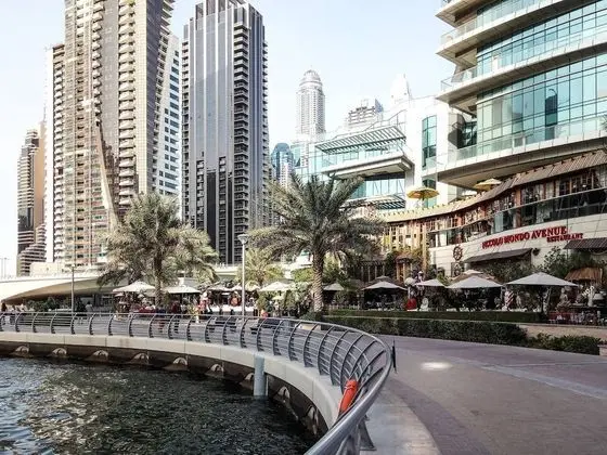 Modern 1BR w/ Gorgeous Marina Views! Sleeps 4 - İç Mekan