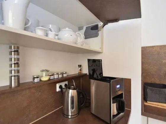 Modern Apartment in the Middle of the Thuringian Forest With use of Garden and Sauna - Mutfak