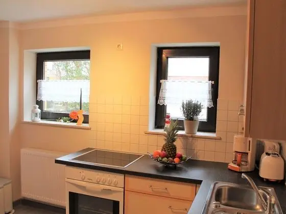 Modern Apartment in Nienhagen With Terrace, Garden, Barbecue - Mutfak